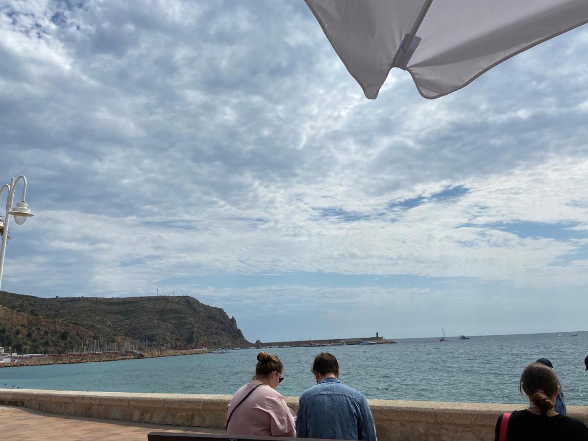 Javea Au Port Vue Mer Devant La Plage Grand Appartement Terrasse Clim Et Wifi Dış mekan fotoğraf