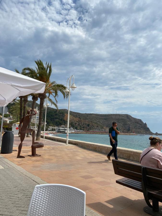 Javea Au Port Vue Mer Devant La Plage Grand Appartement Terrasse Clim Et Wifi Dış mekan fotoğraf